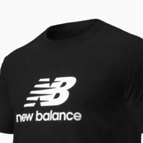 Koszulka męska New Balance Stacked Logo black