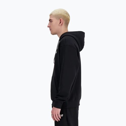 Bluza męska New Balance Small Logo French Terry Hoodie black