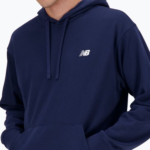 Bluza męska New Balance Small Logo French Terry Hoodie nb navy