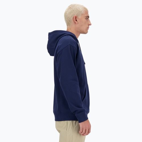 Bluza męska New Balance Small Logo French Terry Hoodie nb navy
