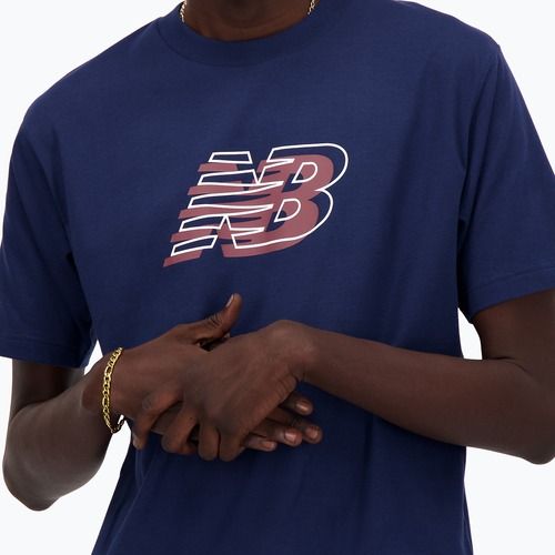 Koszulka męska New Balance Graphic nb navy