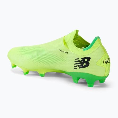 Buty piłkarskie męskie New Balance Furon Pro V7+ FG bleached lime glo