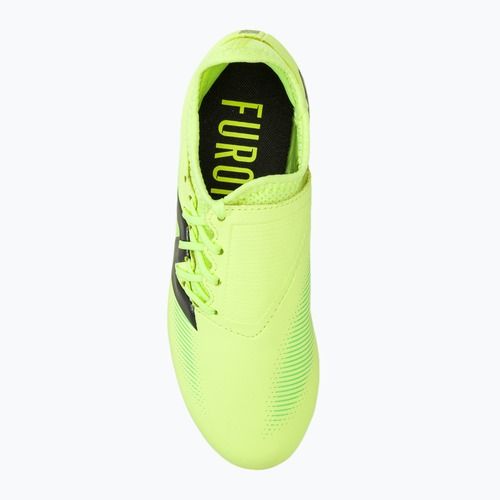 Buty piłkarskie dziecięce New Balance Furon Dispatch V7+ FG bleached lime glo