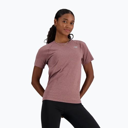 Koszulka damska New Balance Seamless licorice heather