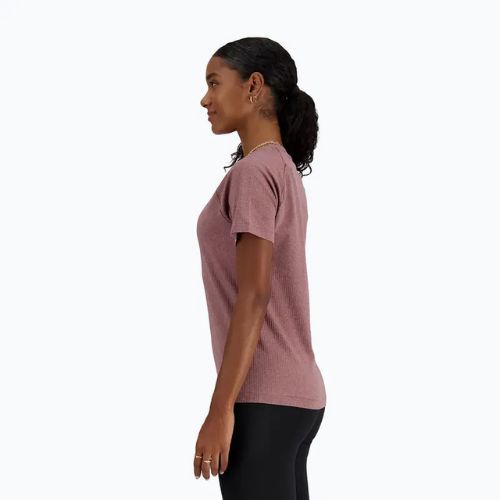 Koszulka damska New Balance Seamless licorice heather