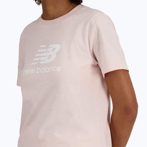 Koszulka damska New Balance Jersey Stacked Logo T-Shirt quartzpi