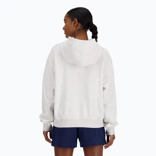 Bluza damska New Balance French Terry Small Logo Hoodie ash heather