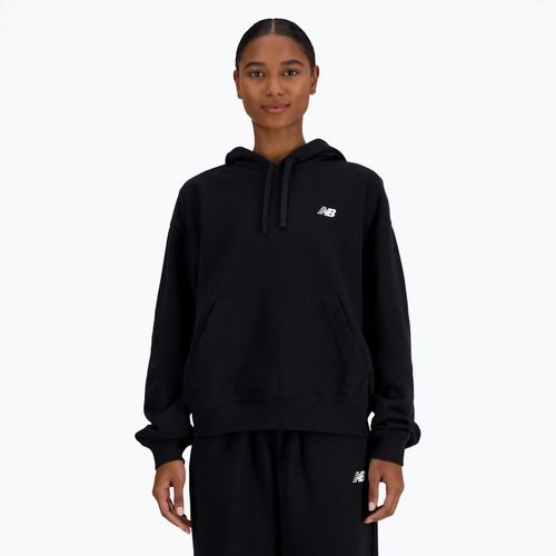Bluza damska New Balance French Terry Small Logo Hoodie black