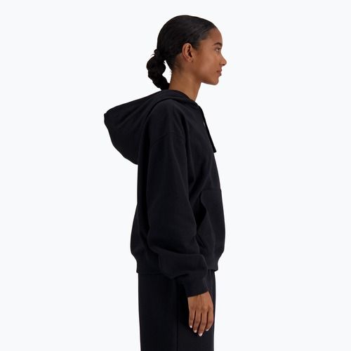Bluza damska New Balance French Terry Small Logo Hoodie black