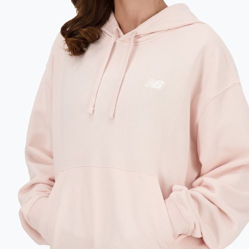 Bluza damska New Balance French Terry Small Logo Hoodie quartzpi
