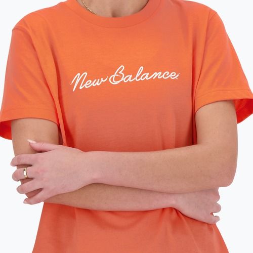Koszulka damska New Balance Script Tee gulfred