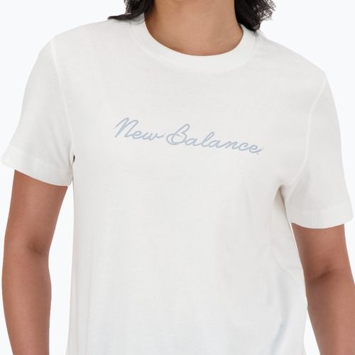 Koszulka damska New Balance Script Tee white