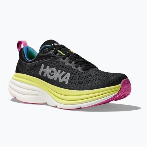 Buty do biegania męskie HOKA Bondi 8 black/citrus glow
