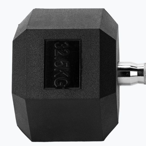 Hantel ogumowany XTREXO Hex 32,5 kg