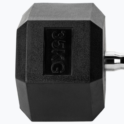 Hantel ogumowany XTREXO Hex 35 kg