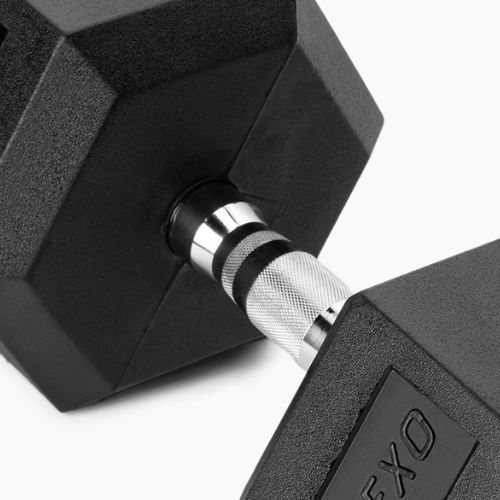 Hantel ogumowany XTREXO Hex 35 kg