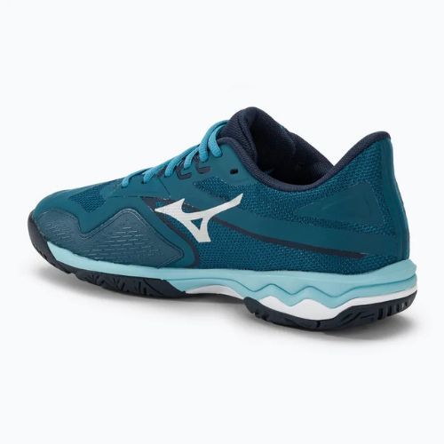 Buty do tenisa męskie Mizuno Wave Exceed Light 2 AC moroccan blue/white/bluejay