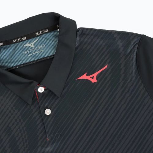 Koszulka polo tenisowa męska Mizuno Charge Shadow Polo black