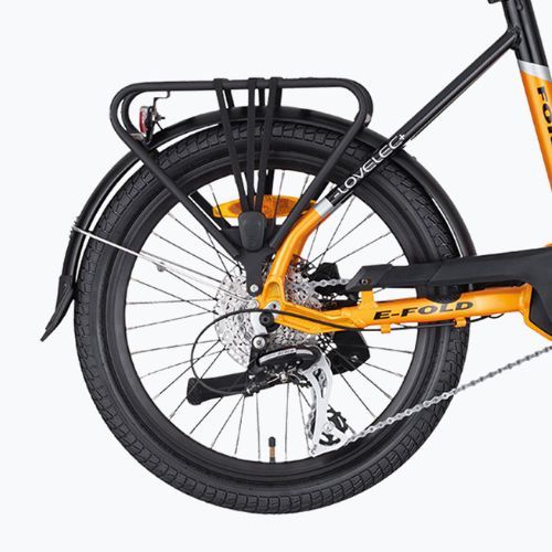 Rower elektryczny składany LOVELEC Fornax 36V 15Ah 540Wh yellow