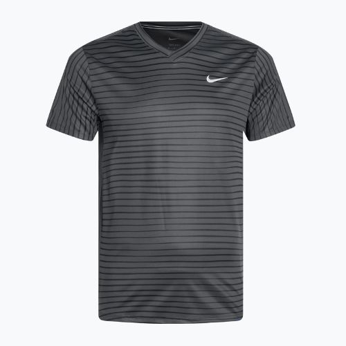 Koszulka tenisowa męska Nike Court Dri-Fit Top Novelty anthracite/white