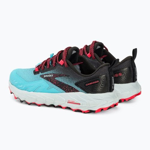 Buty do biegania damskie Brooks Cascadia 17 bluefish/black/diva pink
