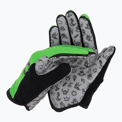 Rękawiczki rowerowe dziecięce woom Tens green