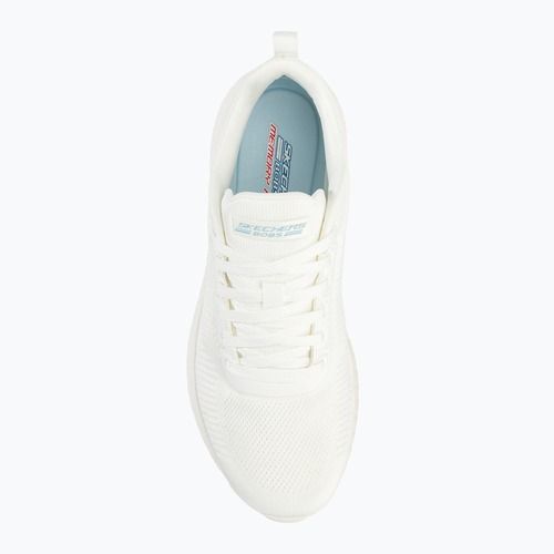Buty damskie SKECHERS Bobs Squad Chaos Face Off white/white