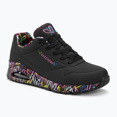 Buty damskie SKECHERS Uno Loving Love black