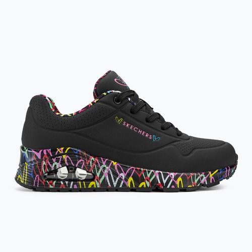 Buty damskie SKECHERS Uno Loving Love black