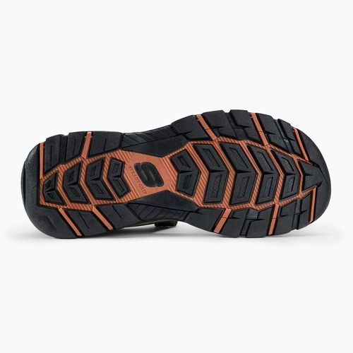Sandały męskie SKECHERS Tresmen Ryer olive/black/orange