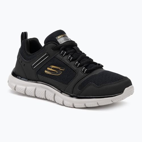 Buty męskie SKECHERS Track Knockhill black/gold