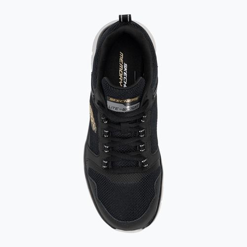 Buty męskie SKECHERS Track Knockhill black/gold