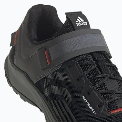 Buty rowerowe MTB męskie adidas FIVE TEN Trailcross Clip In 2024 core black/grey three/red