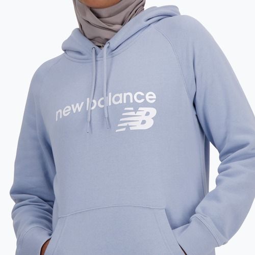 Bluza damska New Balance Core Fleece Hoodie light purple