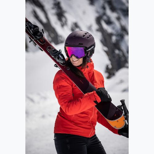 Narty zjazdowe damskie HEAD e-total Joy SW SLR Joy Pro + Protector SLR 11 GW dark red/orange
