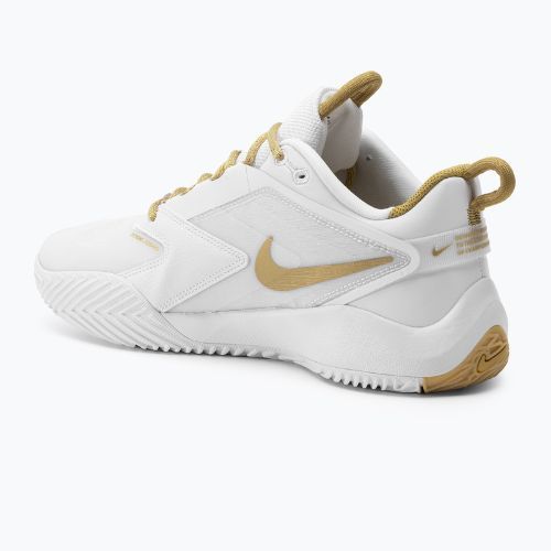 Buty do siatkówki Nike Zoom Hyperace 3 white/mtlc gold-photon dust
