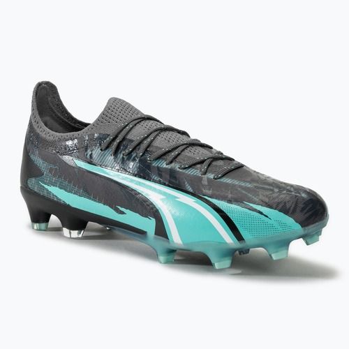 Buty piłkarskie PUMA Ultra Ultimate Rush FG/AG strong gray/puma white/elektro aqua