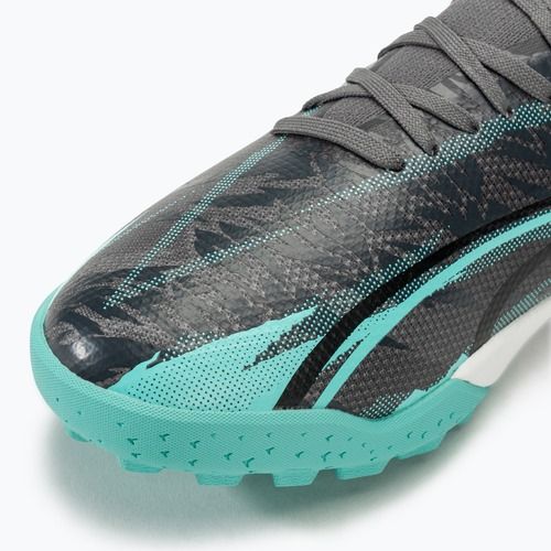 Buty piłkarskie PUMA Ultra Match Rush TT strong gray/puma white/elektro aqua