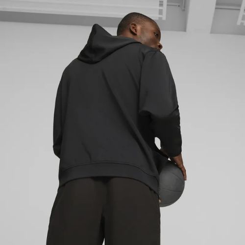 Bluza męska PUMA Fit Double Knit FZ Hoodie puma black