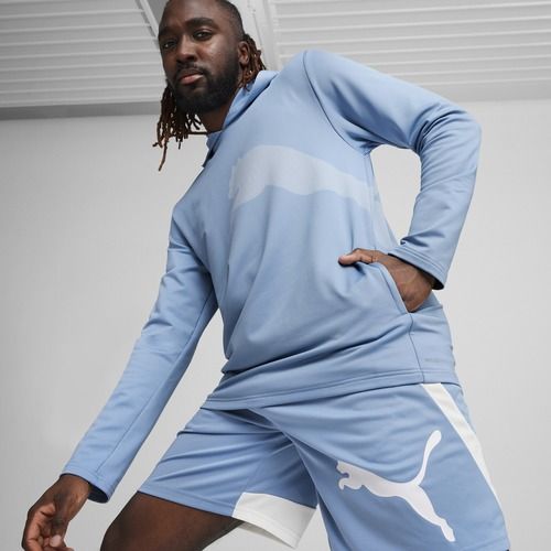 Bluza męska PUMA Train All Day Big Cat Hoodie zen blue
