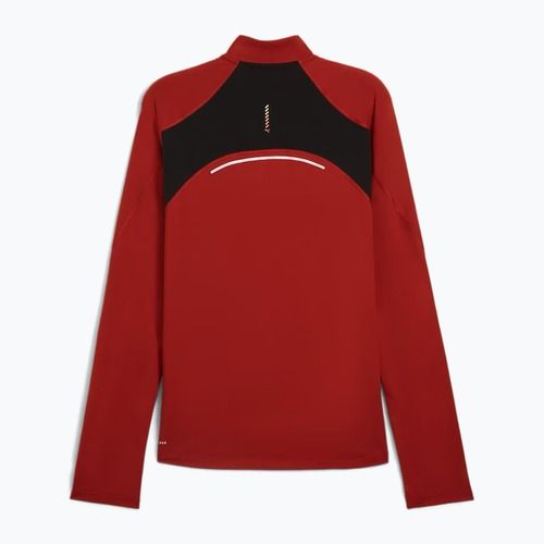 Bluza do biegania męska PUMA Run Cloudspun 1/4 Zip mars red