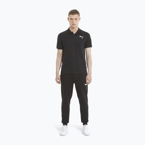 Koszulka polo męska PUMA Ess Pique Polo puma black/cat