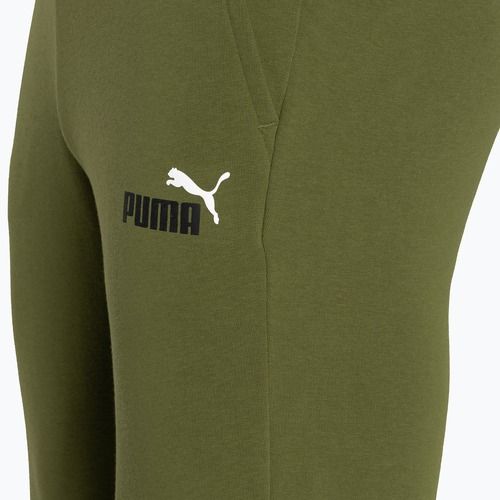 Spodnie męskie PUMA Essentials+ 2 Col Logo TR olive green
