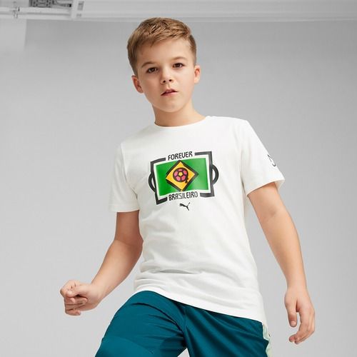 Koszulka piłkarska dziecięca PUMA Neymar Jr Tee puma white