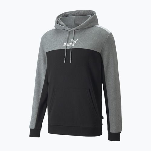 Bluza męska PUMA ESS+ Block Hoodie TR puma black