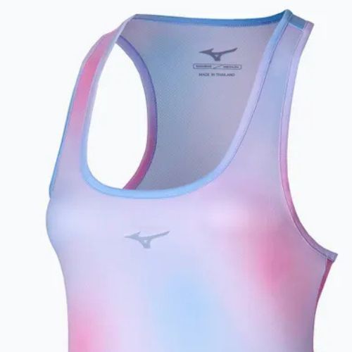 Koszulka do biegania damska Mizuno Impulse Core Graphic Tank halogen blue