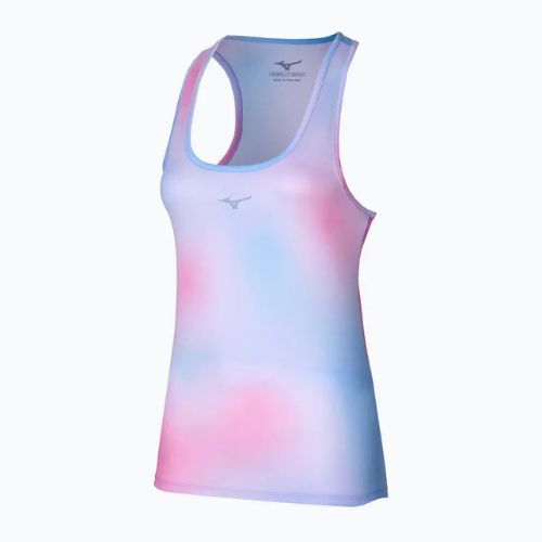 Koszulka do biegania damska Mizuno Impulse Core Graphic Tank halogen blue