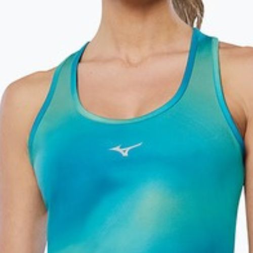 Koszulka do biegania damska Mizuno Impulse Core Graphic Tank eggshell blue