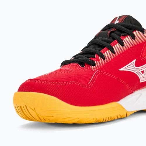 Buty do piłki ręcznej dziecięce Mizuno Stealth Star 2 Jr radiant red/white/carrot curl