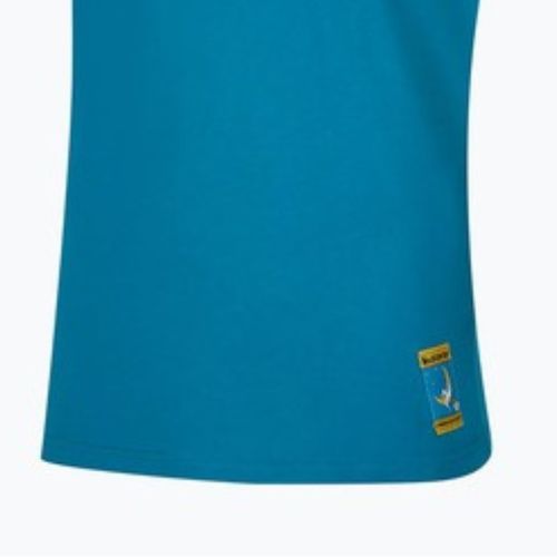 Koszulka męska La Sportiva Climbing on the Moon turchese/giallo